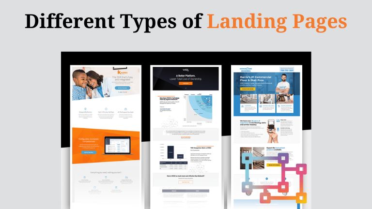 What are the Different Types of Landing Pages
