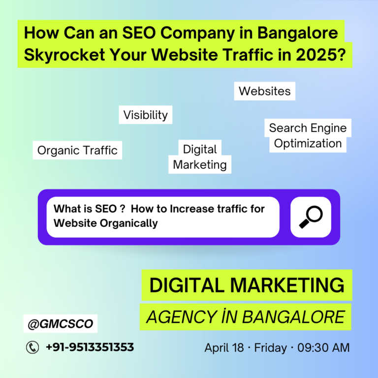 SEO company in Bangalore
