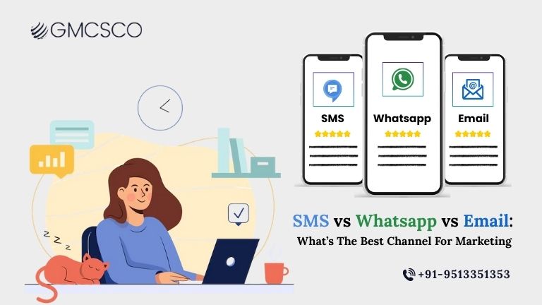 SMS vs Whatsapp vs Email