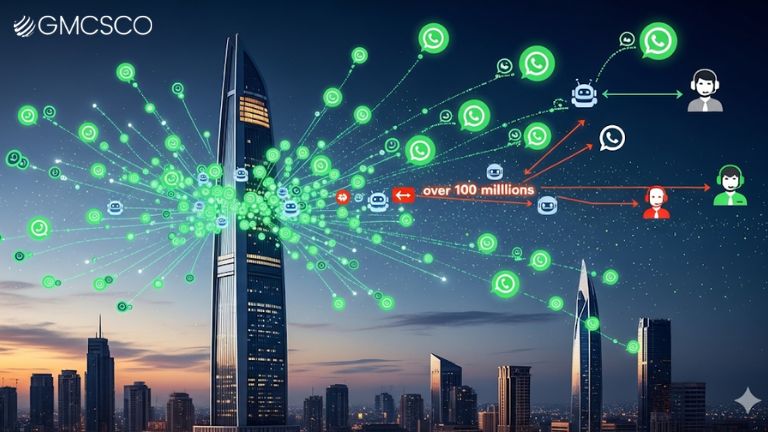 sending 100M WhatsApp messages securely in GCC