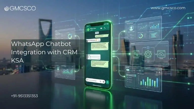WhatsApp chatbot integration with CRM in KSA for Saudi business automation and customer data management