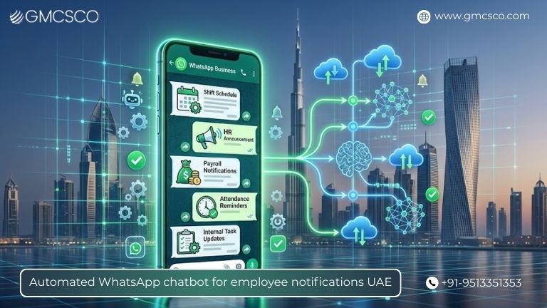Automated WhatsApp chatbot for employee notifications and alerts in the UAE