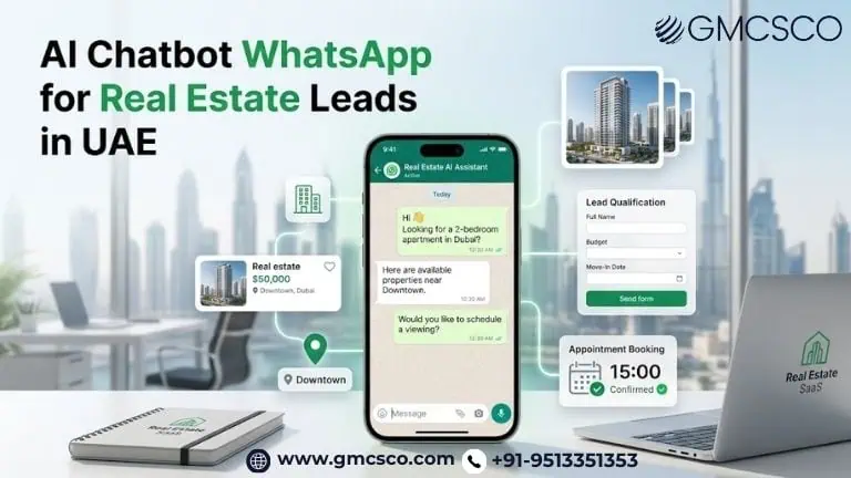 AI chatbot on WhatsApp for real estate lead generation in UAE
