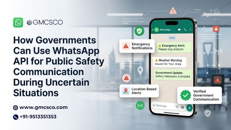 WhatsApp API for Government Communication