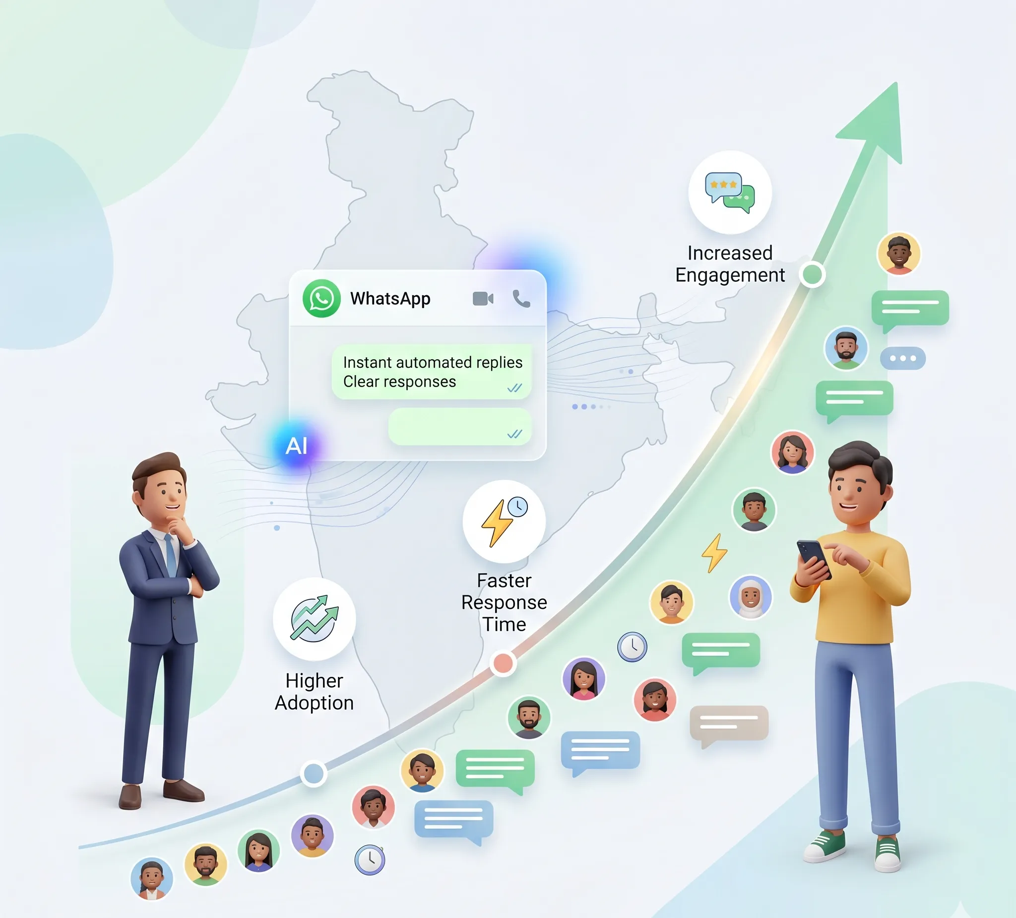 AI WhatsApp Chatbot Solutions in India | GMCSCO