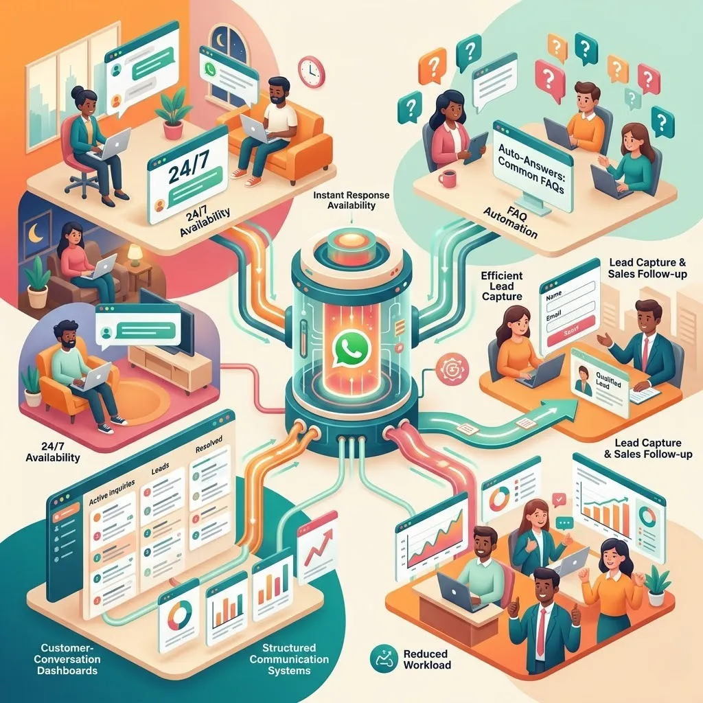 Benefits of Using WhatsApp Chatbots