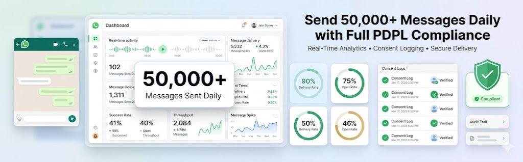 WhatsApp vs SMS open rates in KSA/UAE