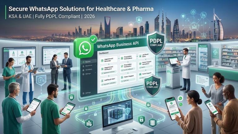 Secure WhatsApp Solutions for Healthcare & Pharma in KSA & UAE (2026)