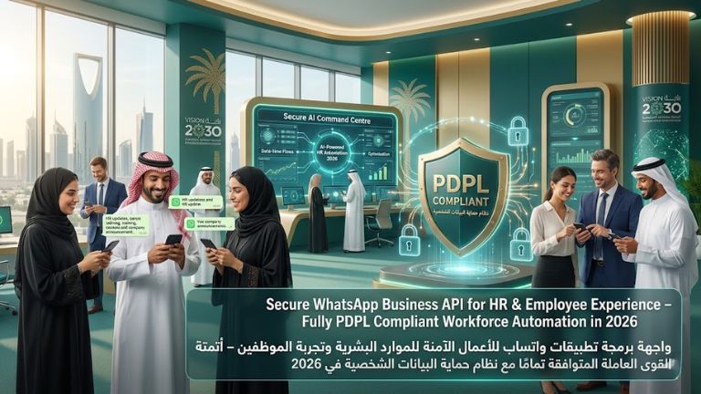 WhatsApp Business API for HR, Employee Experience & Internal Communications in Large Enterprises in KSA & UAE
