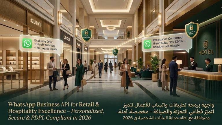 WhatsApp Business API for Retail, Hospitality