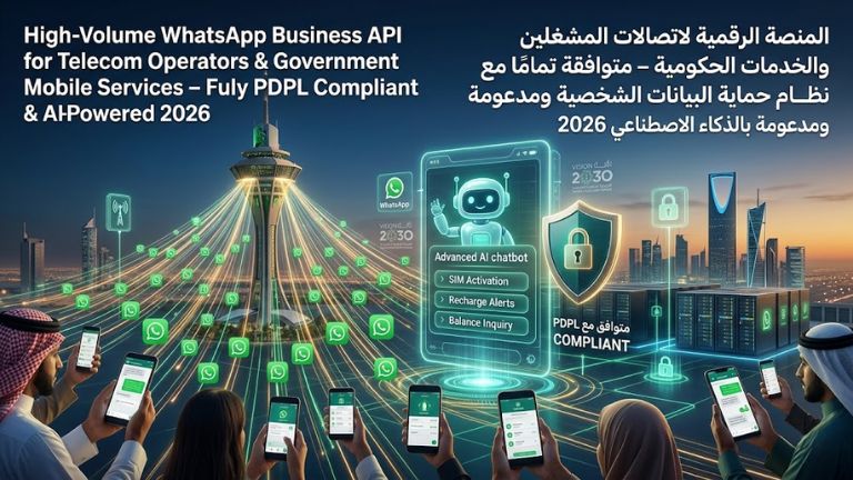 WhatsApp Business API for Telecom Operators & Government Mobile Services in KSA & UAE High-Volume Customer Engagement, AI Chatbots & SIM Management Automation