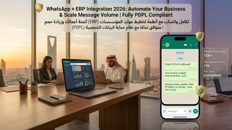 WhatsApp + ERP Integration for KSA & UAE Enterprises