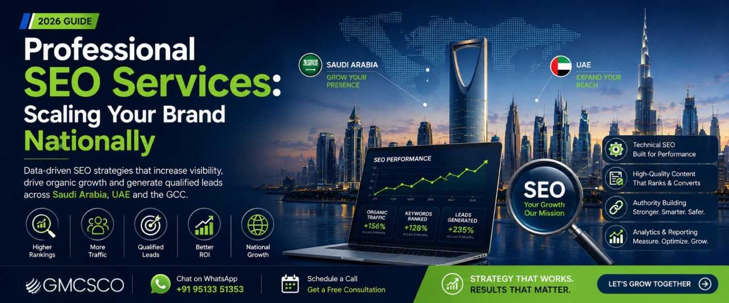 Professional SEO Services in Saudi Arabia & UAE