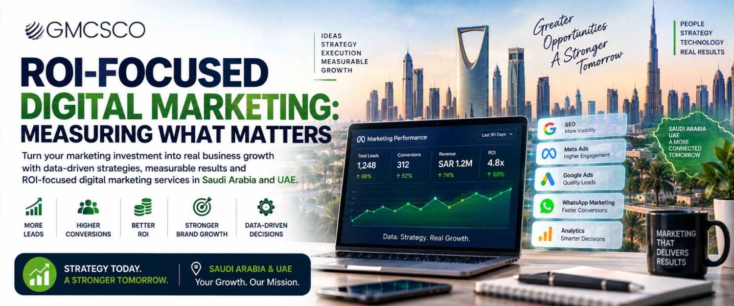 ROI Focused Digital marketing Services Saudi Arabia